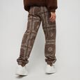 Small Signature Relaxed Fit Cuffed Paisley Sweatpants 