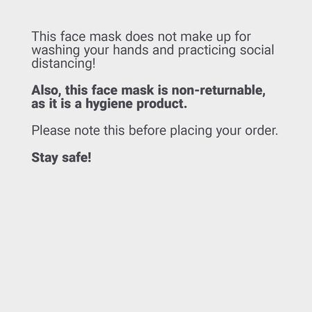 Signature Cotton Face Mask