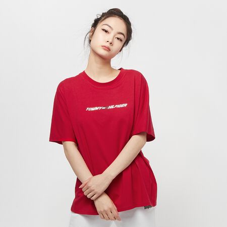 RELAXED C-NK GRAPHIC TEE SS primary red