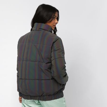 Iridescent Reflective Puffer Jacket