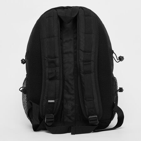 Woven Label Basic Logo Multi Pocket Backpack