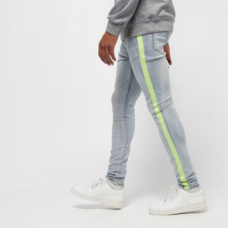 Denim With Fluo Bands
