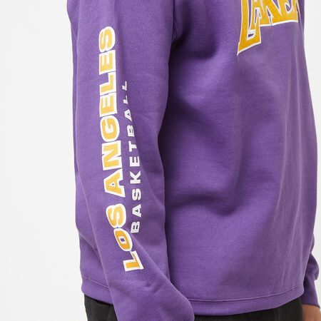 NBA There and Back Fleece Crew Los Angeles Lakers