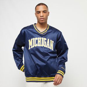 NCAA University Of Michigan Pullover Satin Jacket