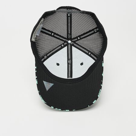 WL Statement Leaves N Wires Curved Trucker Cap