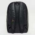 FAUX LEATHER BACKPACK W/ KEYCHAIN black
