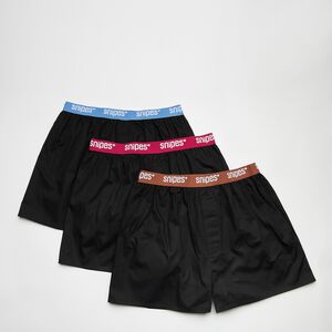 Contrast Tape Woven Boxershorts (3 Pack)
