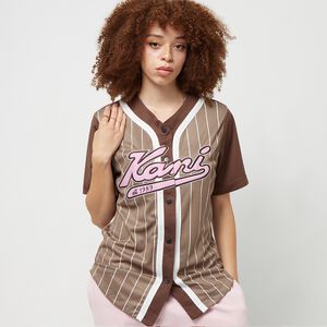 Varsity Block Pinstripe Baseball Shirt 