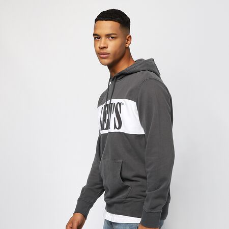Pieced Pullover Hoodie