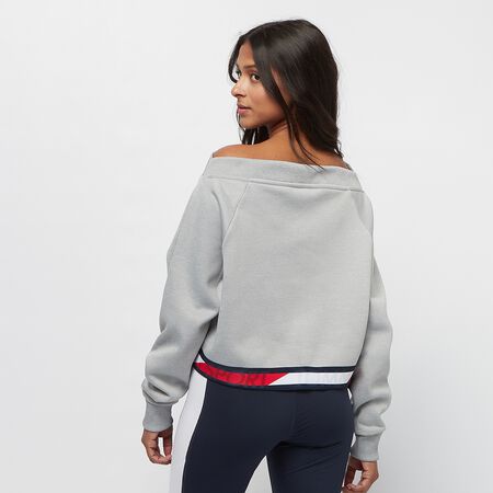 Crop V Neck Sweater With Tape