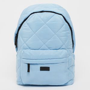 Rubber Badge Basic Logo Diamond Quilted Backpack 