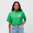 Flower Cropped Oversized Tee 