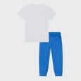 Sportswear Short Sleeve Tee Fleece Pants Set (2 Piece)