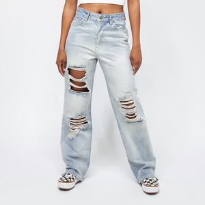 Tracy Distressed Wide Jeans 