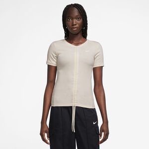Sportswear Essentials Ribbed Short-Sleeve Mod Cropped Top