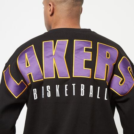 NBA Team First Satin Fleece Crew Los Angeles Lakers