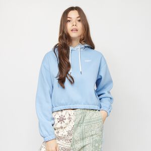 Small Logo Paisley Cropped Oversized Hoodie 