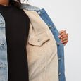Eversible Denim Jacket With Sherpa Linings